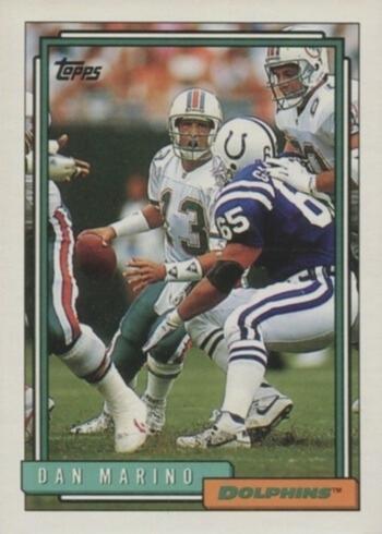 1992 Topps #682 Dan Marino Football Card 1992 Topps #682 Dan Marino Football Card