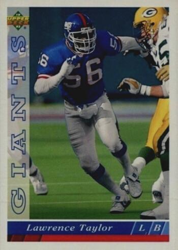 1993 Upper Deck #117 Lawrence Taylor Football Card