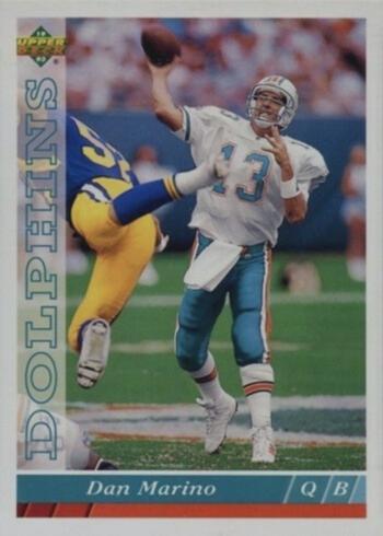 1993 Upper Deck #139 Dan Marino Football Card 1993 Upper Deck #139 Dan Marino Football Card