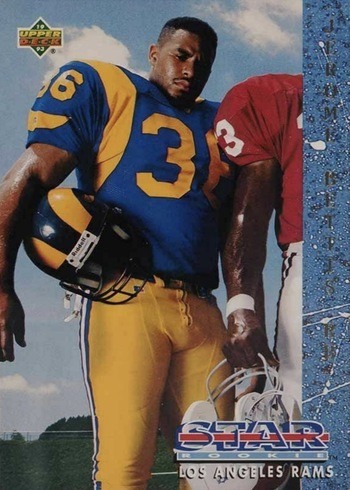 1993 Upper Deck #20 Jerome Bettis Rookie Card 1993 Upper Deck #20 Jerome Bettis Rookie Card