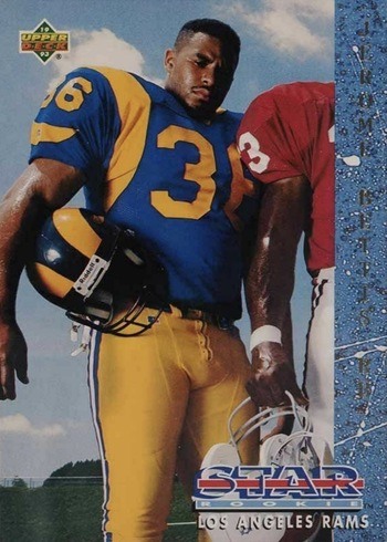 1993 Upper Deck #20 Jerome Bettis Rookie Card