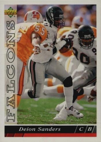 1993 Upper Deck #228 Deion Sanders Football Card 1993 Upper Deck #228 Deion Sanders Football Card