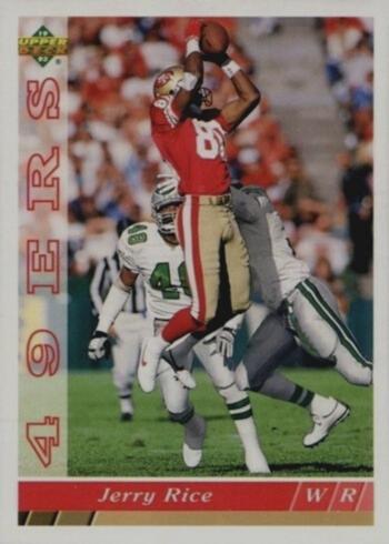 1993 Upper Deck #241 Jerry Rice Football Card