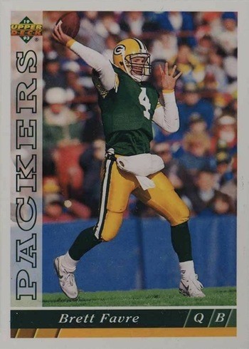 1993 Upper Deck #360 Brett Favre Football Card 1993 Upper Deck #360 Brett Favre Football Card