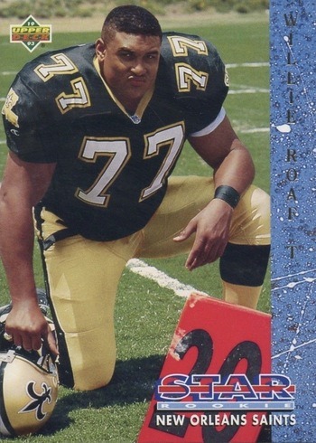 1993 Upper Deck #6 Willie Roaf Rookie Card