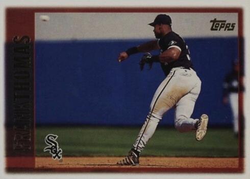1997 Topps #108 Frank Thomas Baseball Card 1997 Topps #108 Frank Thomas Baseball Card