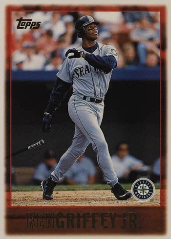 1997 Topps #300 Ken Griffey Jr. Baseball Card 1997 Topps #300 Ken Griffey Jr. Baseball Card
