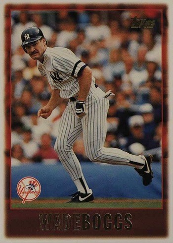 1997 Topps #8 Wade Boggs Baseball Card