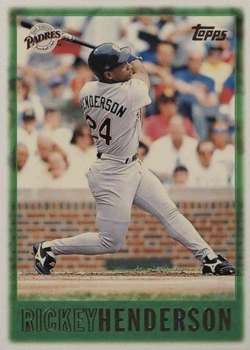 1997 Topps #96 Rickey Henderson Baseball Card