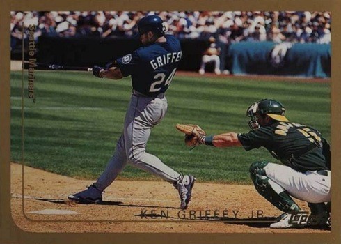 1999 Topps #100 Ken Griffey Jr. Baseball Card 1999 Topps #100 Ken Griffey Jr. Baseball Card