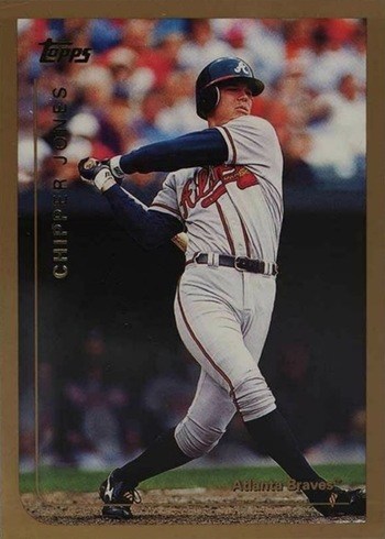1999 Topps #355 Chipper Jones Baseball Card 1999 Topps #355 Chipper Jones Baseball Card