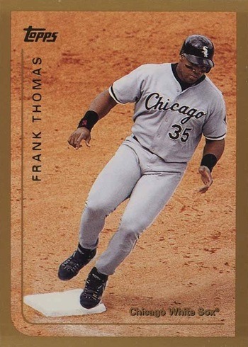 1999 Topps #423 Frank Thomas Baseball Card 1999 Topps #423 Frank Thomas Baseball Card