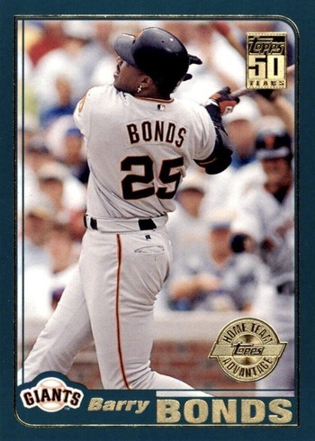 2001 Topps #497 Barry Bonds Baseball Card