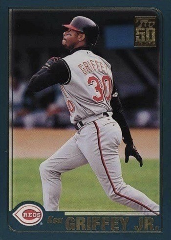 2001 Topps #593 Ken Griffey Jr. Baseball Card