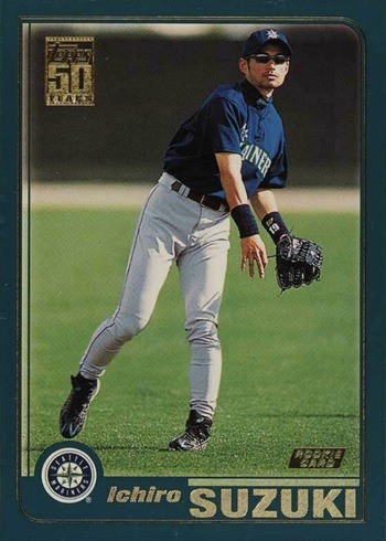 2001 Topps #726 Ichiro Rookie Card