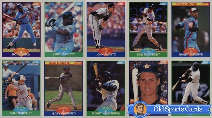 Most Valuable 1989 Score Baseball Cards