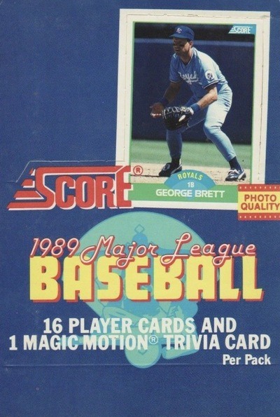 Unopened Box of 1989 Score Baseball Cards