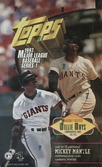 Unopened Box of 1997 Topps Baseball Cards
