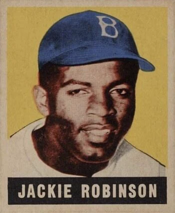 1948 Leaf #79 Jackie Robinson Rookie Card