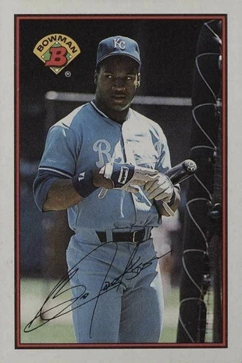1989 Bowman #126 Bo Jackson Baseball Card 1989 Bowman #126 Bo Jackson Baseball Card