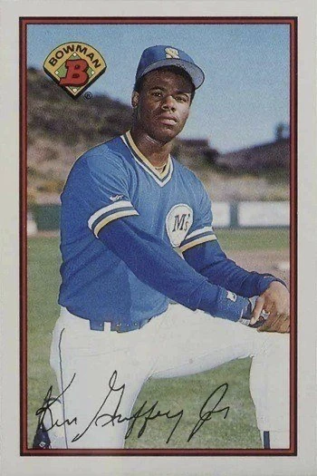 1989 Bowman #220 Ken Griffey Jr. Rookie Card 1989 Bowman #220 Ken Griffey Jr. Rookie Card