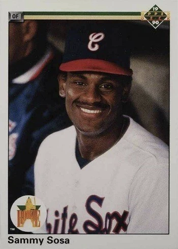 1990 Upper Deck #17 Sammy Sosa Rookie Card
