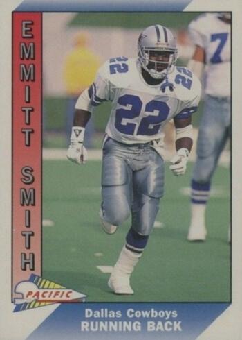 1991 Pacific #107 Emmitt Smith Football Card 1991 Pacific #107 Emmitt Smith Football Card
