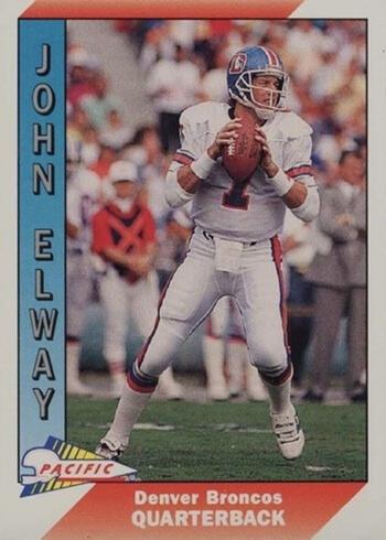 1991 Pacific #115 John Elway Football Card 1991 Pacific #115 John Elway Football Card