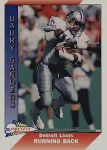 1991 Pacific #144 Barry Sanders Football Card