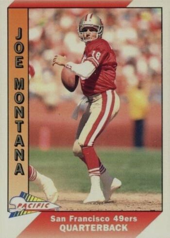 1991 Pacific #464 Joe Montana Football Card