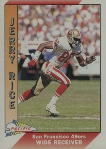 1991 Pacific #467 Jerry Rice Football Card