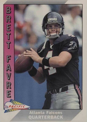 1991 Pacific #551 Brett Favre Rookie Card 1991 Pacific #551 Brett Favre Rookie Card