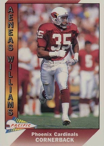 1991 Pacific #633 Aeneas Williams Rookie Card 1991 Pacific #633 Aeneas Williams Rookie Card