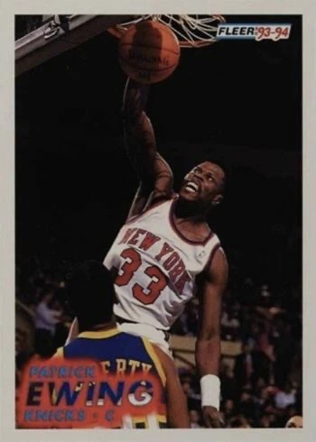 1993 Fleer #141 Patrick Ewing Basketball Card