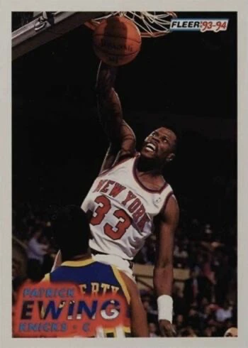 1993 Fleer #141 Patrick Ewing Basketball Card 1993 Fleer #141 Patrick Ewing Basketball Card