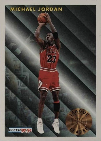 1993 Fleer #224 Michael Jordan Basketball Card 1993 Fleer #224 Michael Jordan Basketball Card