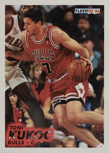 1993 Fleer #260 Toni Kukoc Rookie Card 1993 Fleer #260 Toni Kukoc Rookie Card