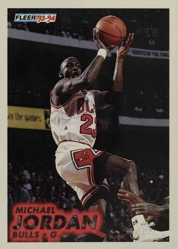 1993 Fleer #28 Michael Jordan Basketball Card 1993 Fleer #28 Michael Jordan Basketball Card