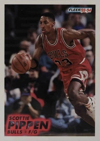 1993 Fleer #32 Scottie Pippen Basketball Card 1993 Fleer #32 Scottie Pippen Basketball Card