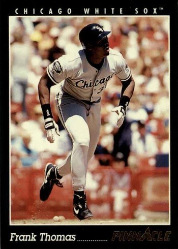 1993 Pinnacle #108 Frank Thomas Baseball Card 1993 Pinnacle #108 Frank Thomas Baseball Card