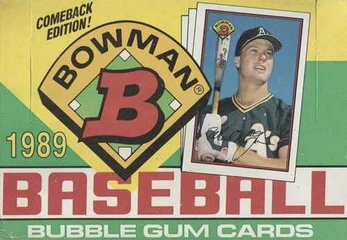 Box of 1989 Bowman Baseball Cards