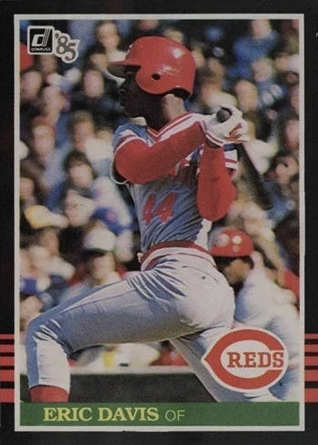 1985 Donruss #325 Eric Davis Rookie Card