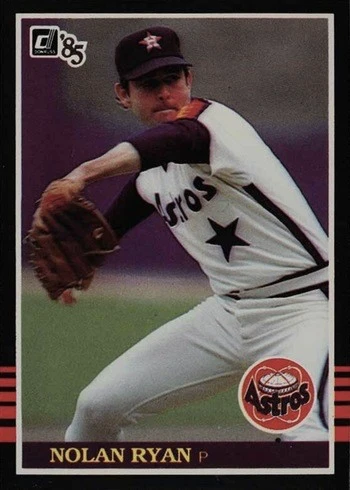 1985 Donruss #60 Nolan Ryan Baseball Card 1985 Donruss #60 Nolan Ryan Baseball Card