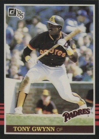 1985 Donruss #63 Tony Gwynn Baseball Card 1985 Donruss #63 Tony Gwynn Baseball Card
