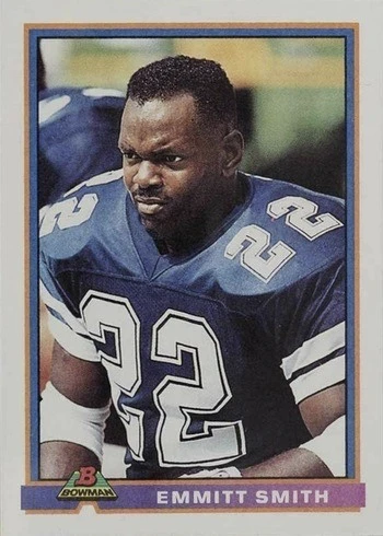 1991 Bowman #117 Emmitt Smith Football Card