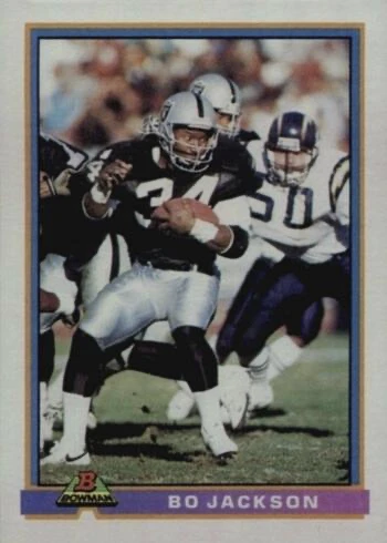 1991 Bowman #243 Bo Jackson Football Card 1991 Bowman #243 Bo Jackson Football Card