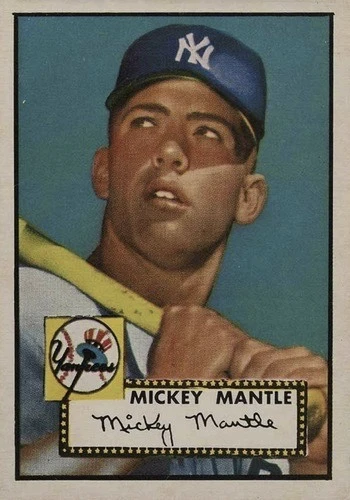 1952 Topps #311 Mickey Mantle Baseball Card
