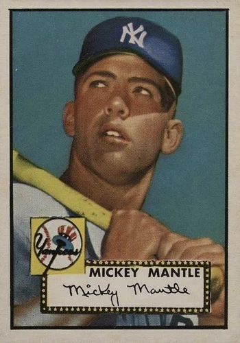1952 Topps #311 Mickey Mantle Baseball Card 1952 Topps #311 Mickey Mantle Baseball Card