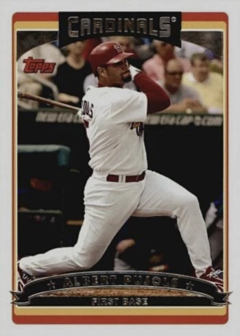 2006 Topps #200 Albert Pujols Baseball Card 2006 Topps #200 Albert Pujols Baseball Card