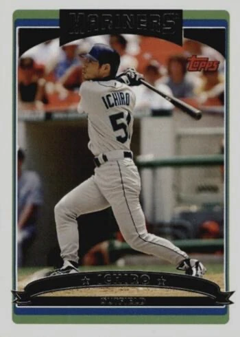 2006 Topps #225 Ichiro Baseball Card 2006 Topps #225 Ichiro Baseball Card